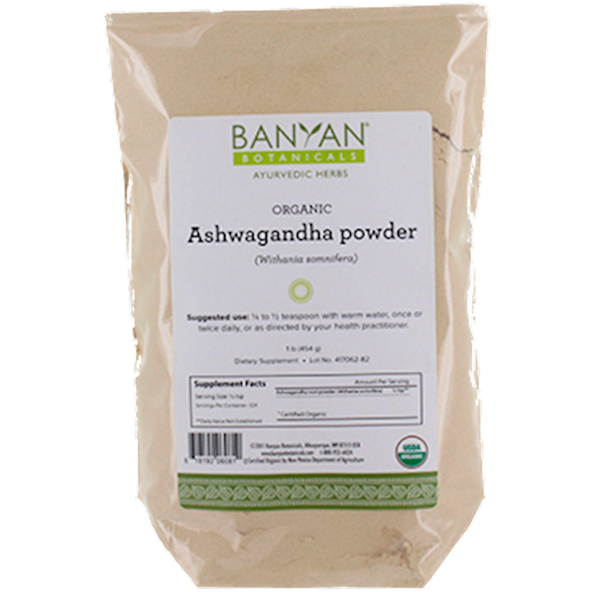 Ashwagandha (Certified Organic)